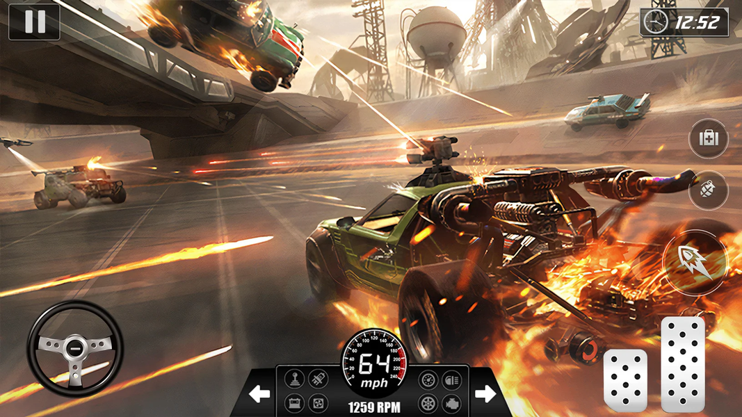 Car Firing Racing Game - عکس بازی موبایلی اندروید