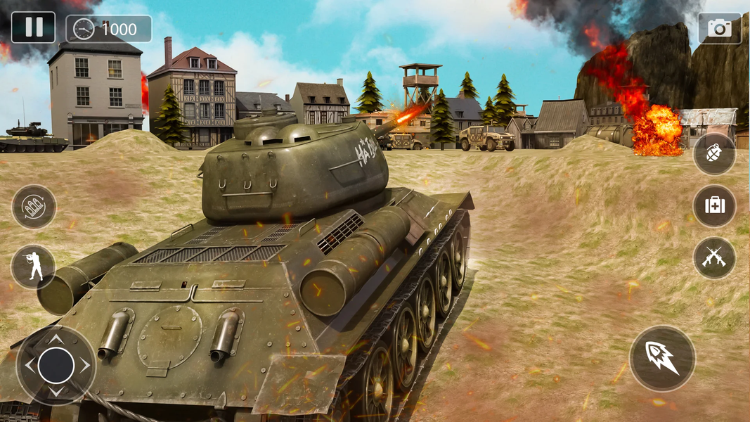 World War of Tanks - War Games - Gameplay image of android game