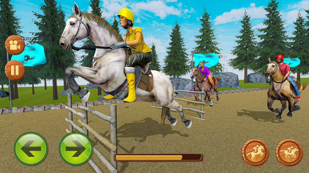 Horse Racing Star Horse Games - Gameplay image of android game