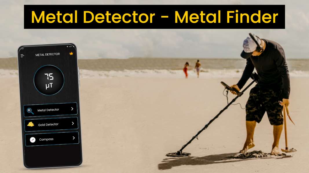 Metal Detector - Metal Finder - عکس برنامه موبایلی اندروید