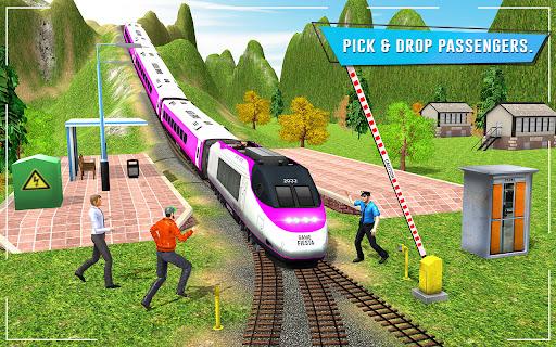 City Train 3D Simulator Game - Gameplay image of android game