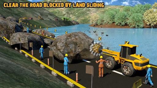 Real Road Construction 2020 – Heavy Excavator Sim - Gameplay image of android game