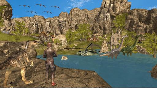 Survival Evolved Dinosaur Hunter Game - Gameplay image of android game