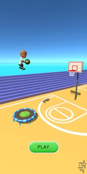 Jump Up : Basketball Game - Gameplay image of android game