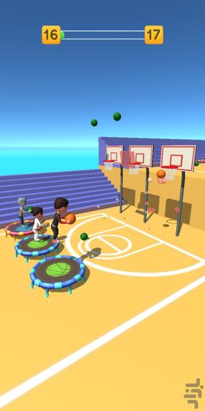 Jump Up : Basketball Game - Gameplay image of android game