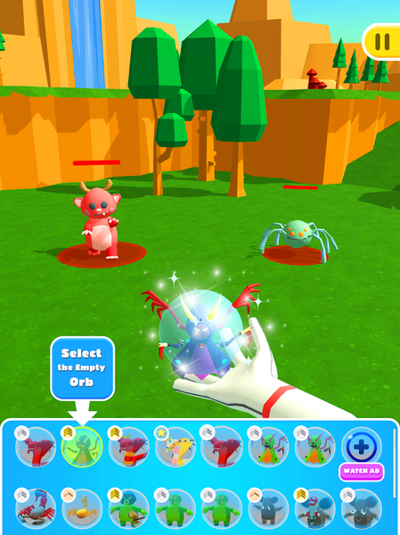 Monster Trainer: Catching Game - Gameplay image of android game