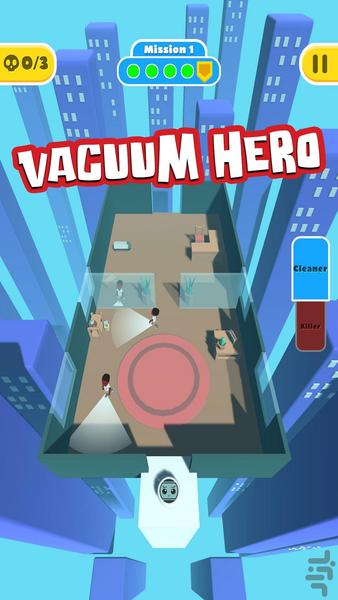 Vacuum Hero: Mafia Murder - Gameplay image of android game