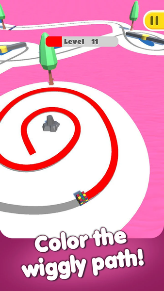 Slippy Liner: Color Path - Gameplay image of android game