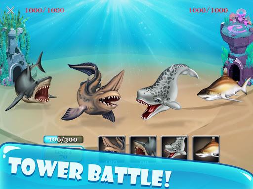 Shark Battle - Gameplay image of android game