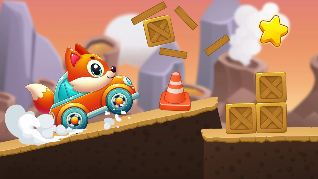 Cute Animal Car Racing Game - عکس بازی موبایلی اندروید