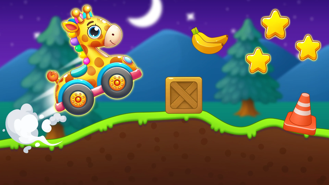 Cute Animal Car Racing Game - Gameplay image of android game