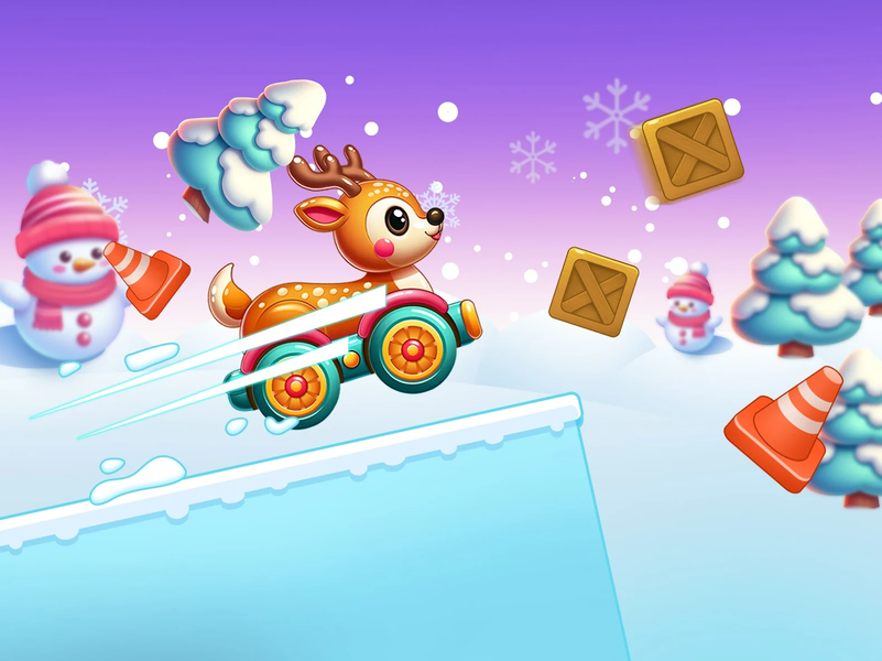 Cute Animal Car Racing Game - عکس بازی موبایلی اندروید
