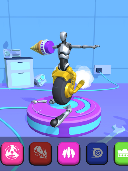 Merge Cyborg - Gameplay image of android game