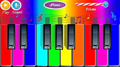 Rainbow Piano - Gameplay image of android game