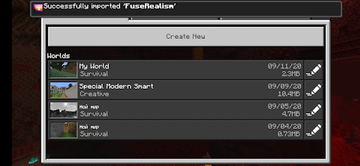 Realistic shader mod for Minecraft PE - Image screenshot of android app