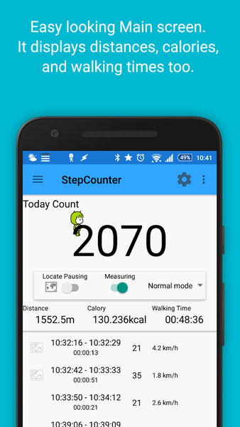StepCounter Pedometer - عکس برنامه موبایلی اندروید