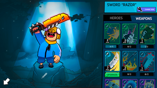 Fury Wars online shooter games - Gameplay image of android game