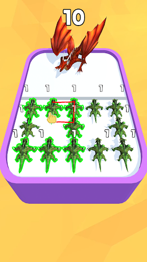 Merge Master: Dinosaur Monster - Gameplay image of android game