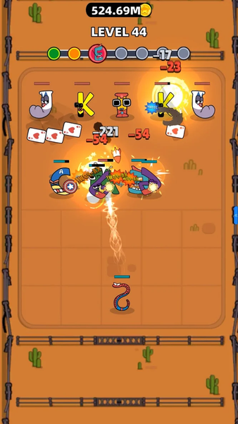 Merge Alphabet 2D Fusion Fight - Gameplay image of android game