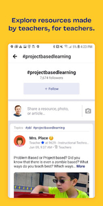 Edmodo - عکس برنامه موبایلی اندروید