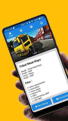 Mod Bussid Truck Offroad - Image screenshot of android app