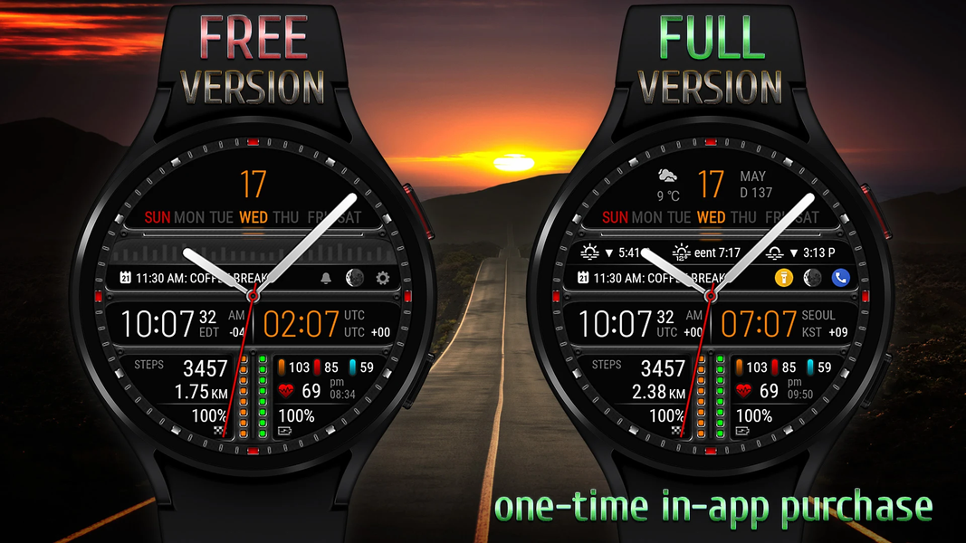 Futorum H7 Digital watch face - عکس برنامه موبایلی اندروید