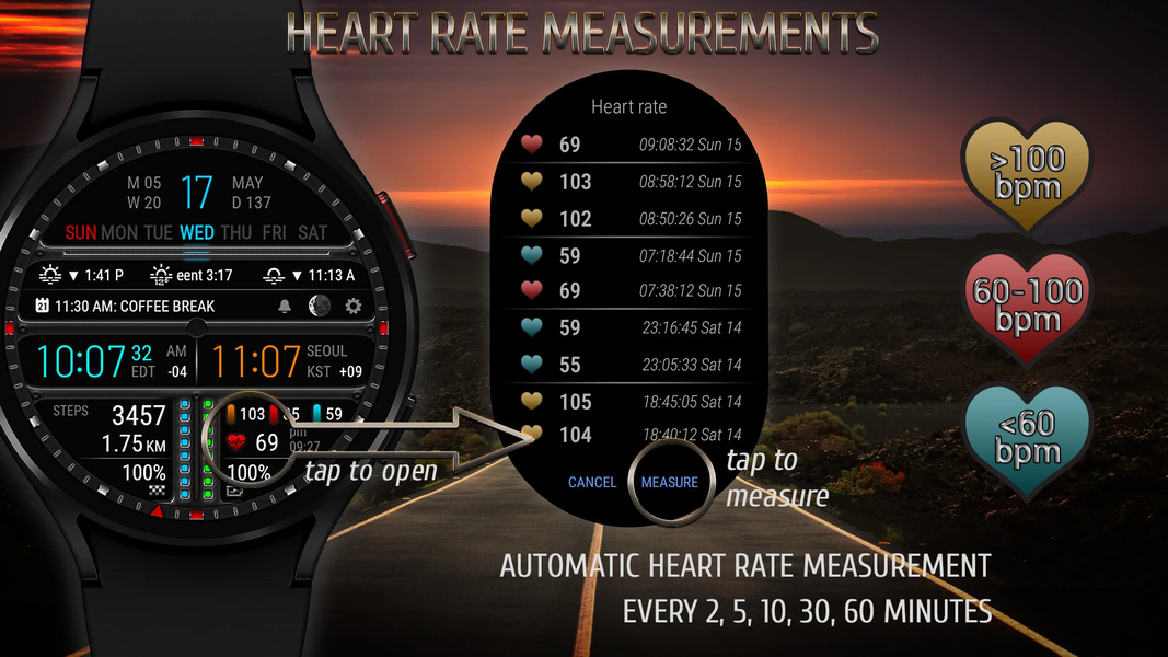 Futorum H7 Digital watch face - Image screenshot of android app