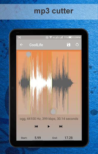 Mp3 Cutter with Ringtone Maker - عکس برنامه موبایلی اندروید
