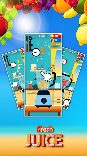 Fruit Blend Ninja Slice Splash - Gameplay image of android game