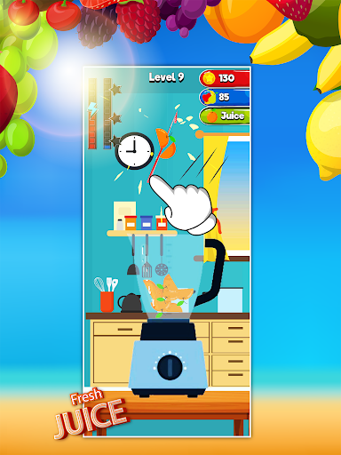 Fruit Blend Ninja Slice Splash - Gameplay image of android game