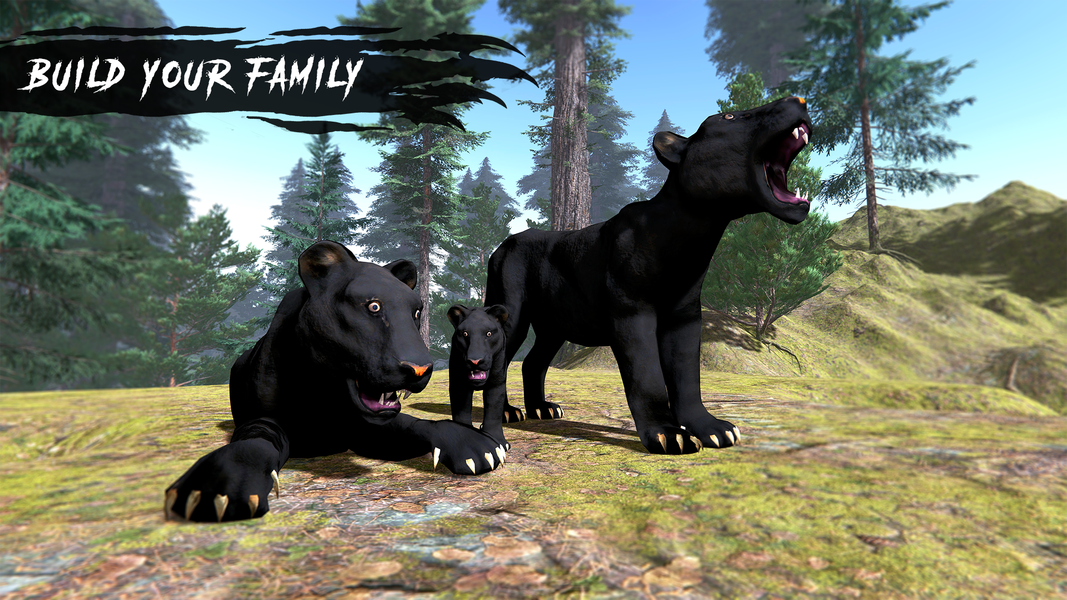 Wild Panther Animal Family Sim - عکس بازی موبایلی اندروید