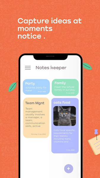 Notes Keeper - عکس برنامه موبایلی اندروید