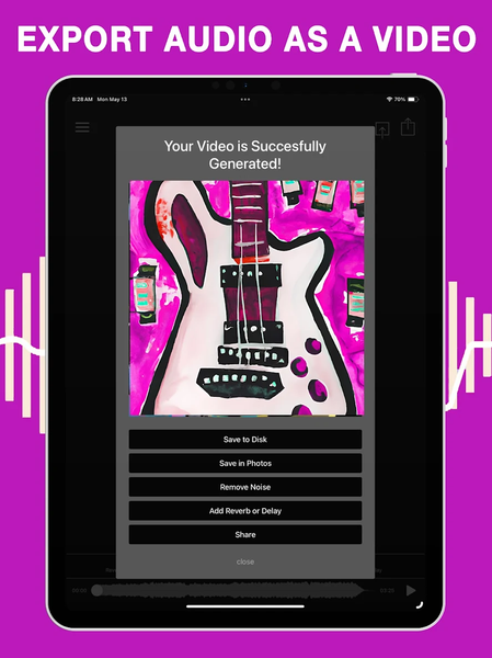 AudioVerb: Add Reverb to Audio - عکس برنامه موبایلی اندروید
