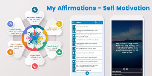 Affirmations - Self Motivation - Image screenshot of android app
