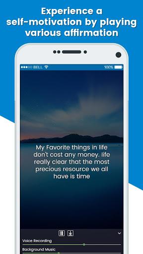Affirmations - Self Motivation - Image screenshot of android app