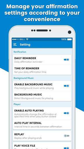 Affirmations - Self Motivation - Image screenshot of android app