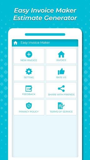 Easy Invoice - Estimate Maker - عکس برنامه موبایلی اندروید