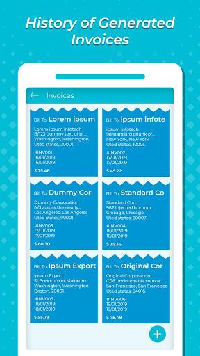 Easy Invoice - Estimate Maker - عکس برنامه موبایلی اندروید