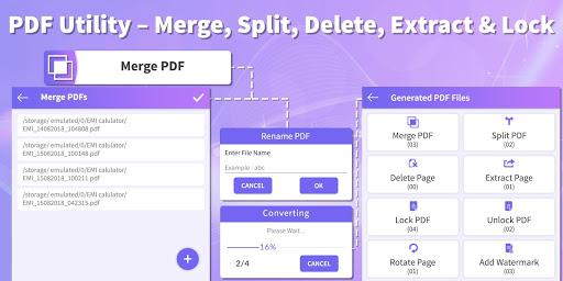 PDF Utility - Merge, Split PDF - Image screenshot of android app