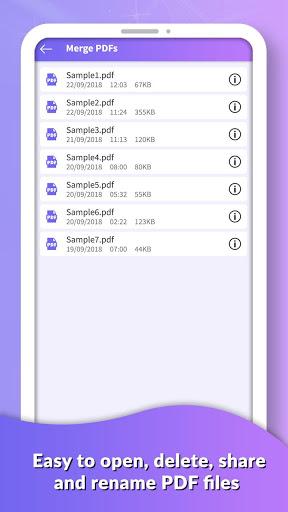 PDF Utility - Merge, Split PDF - عکس برنامه موبایلی اندروید