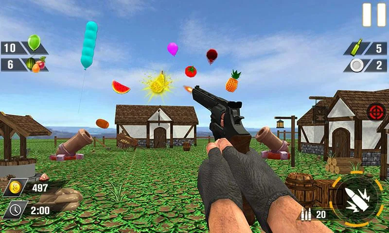 Bottle Gun Shooter Game - عکس بازی موبایلی اندروید
