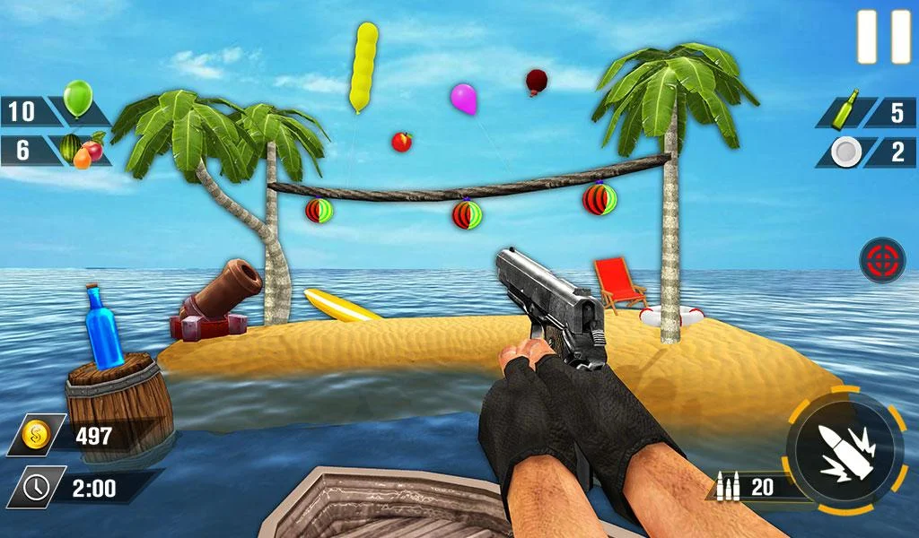 Bottle Gun Shooter Game - عکس بازی موبایلی اندروید