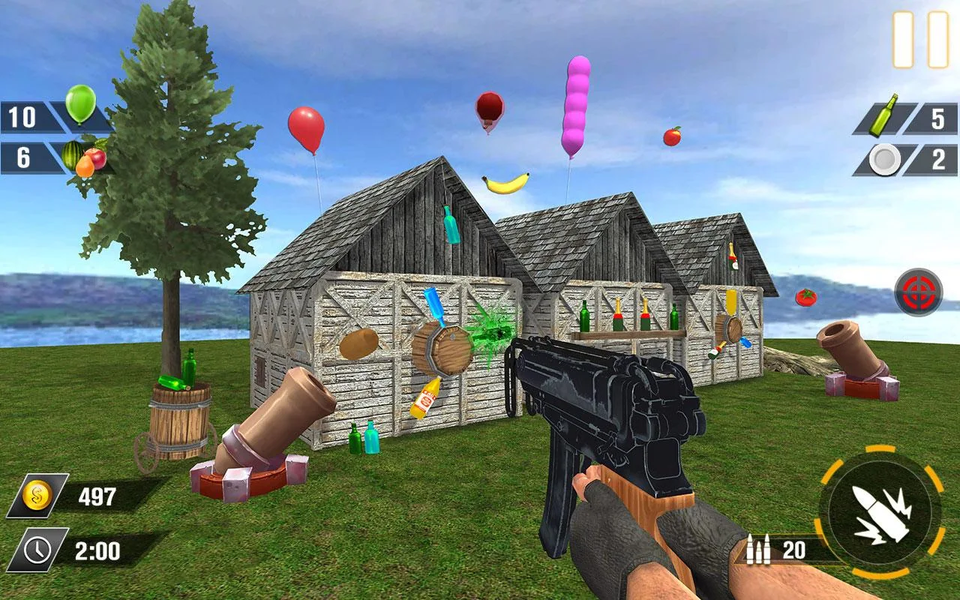 Bottle Gun Shooter Game - عکس بازی موبایلی اندروید