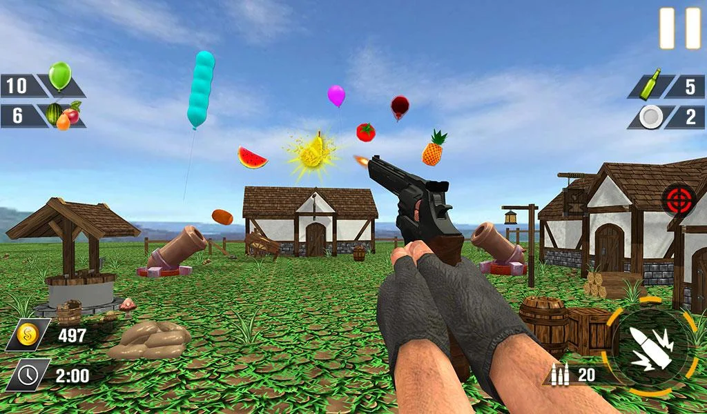 Bottle Gun Shooter Game - عکس بازی موبایلی اندروید