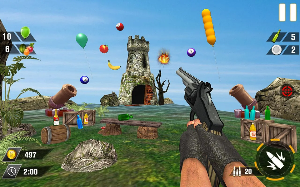 Bottle Gun Shooter Game - عکس بازی موبایلی اندروید