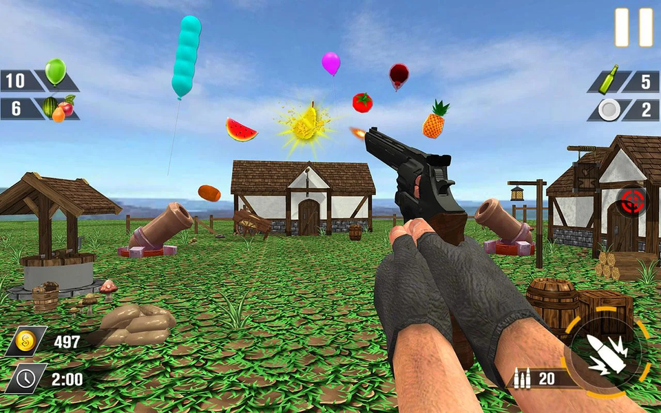 Bottle Gun Shooter Game - عکس بازی موبایلی اندروید