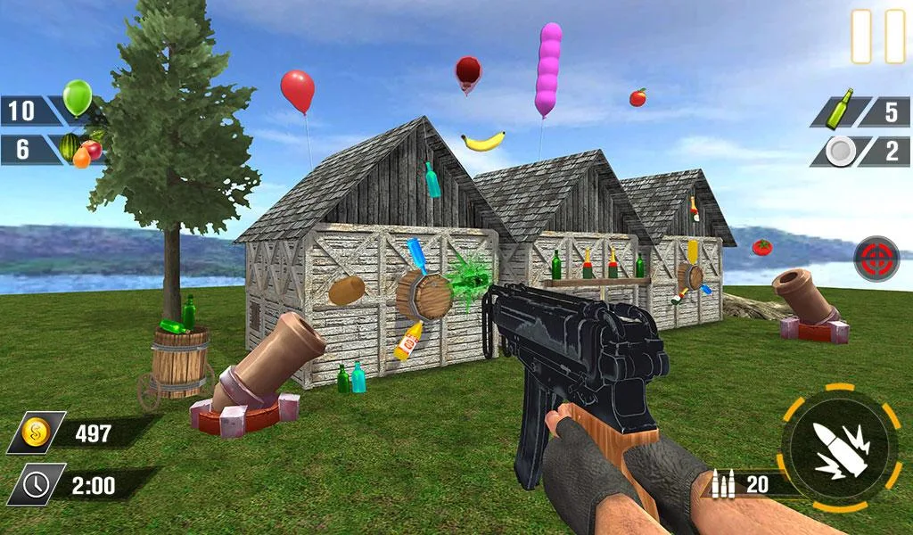 Bottle Gun Shooter Game - عکس بازی موبایلی اندروید