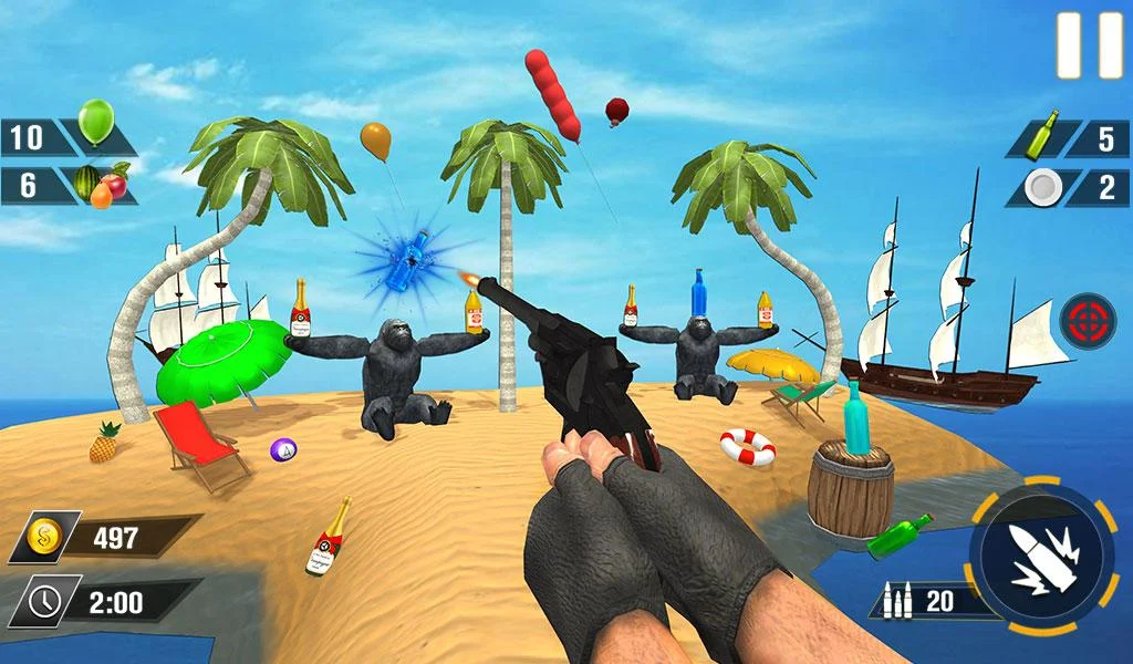 Bottle Gun Shooter Game - عکس بازی موبایلی اندروید