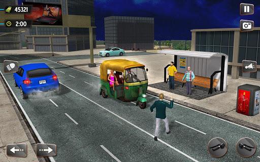 TukTuk Rickshaw Driving Game. - Gameplay image of android game