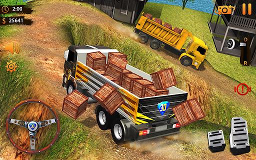 Offroad Transport Truck Drive - Gameplay image of android game